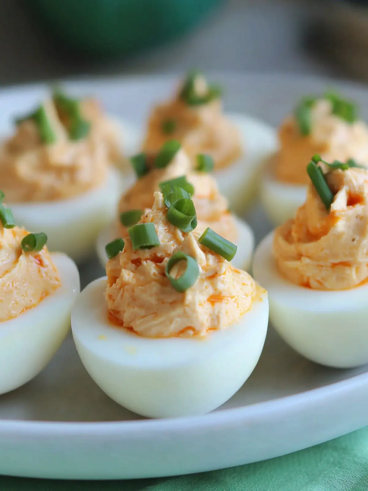Buffalo Chicken Deviled Eggs for a Zesty Game Day Treat 2 Buffalo Chicken Deviled Eggs