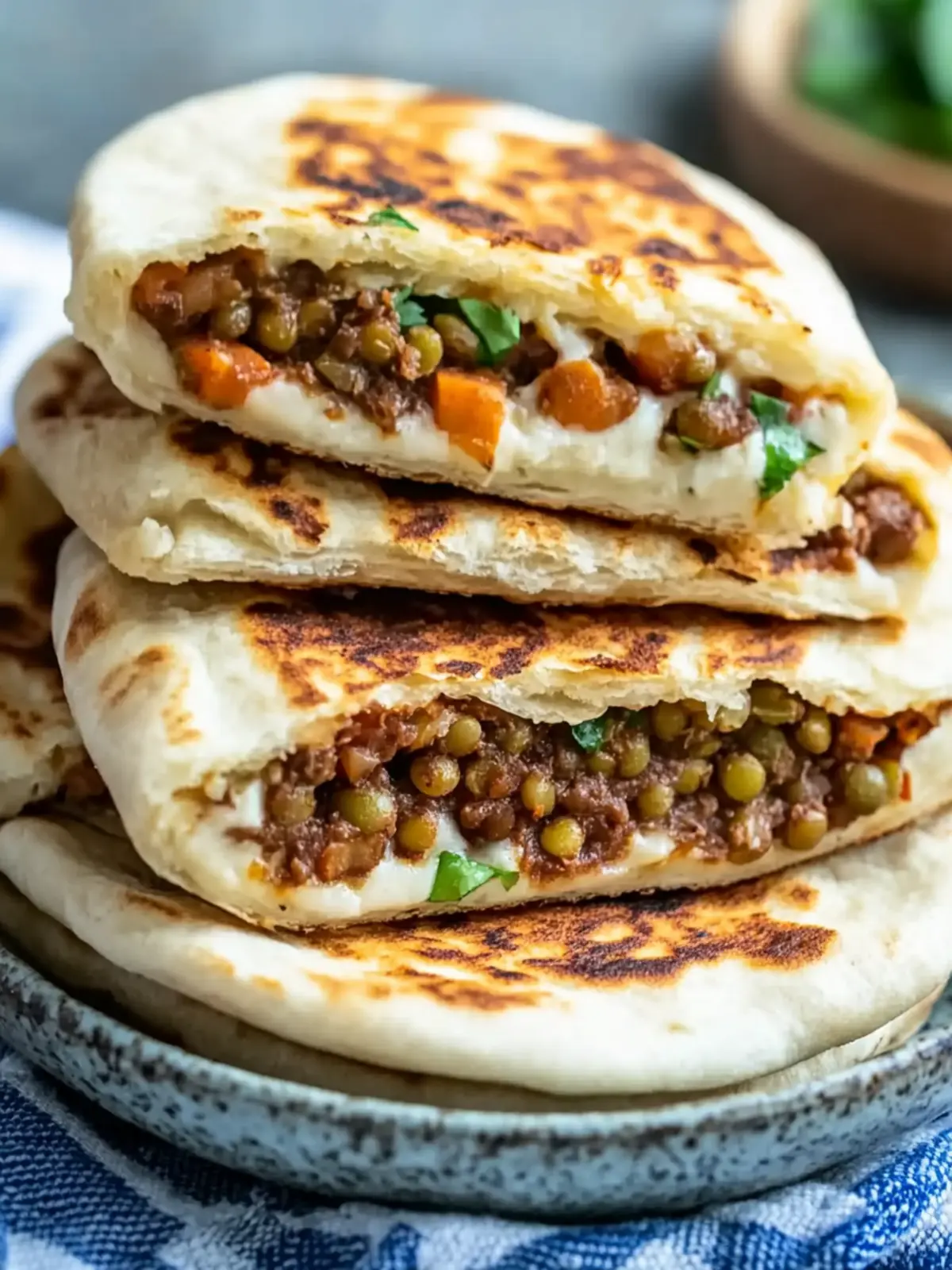 Savor Homemade Vegetarian Stuffed Pitas with Lentil Shawarma 5 Vegetarian Stuffed Pitas with Lentil Shawarma