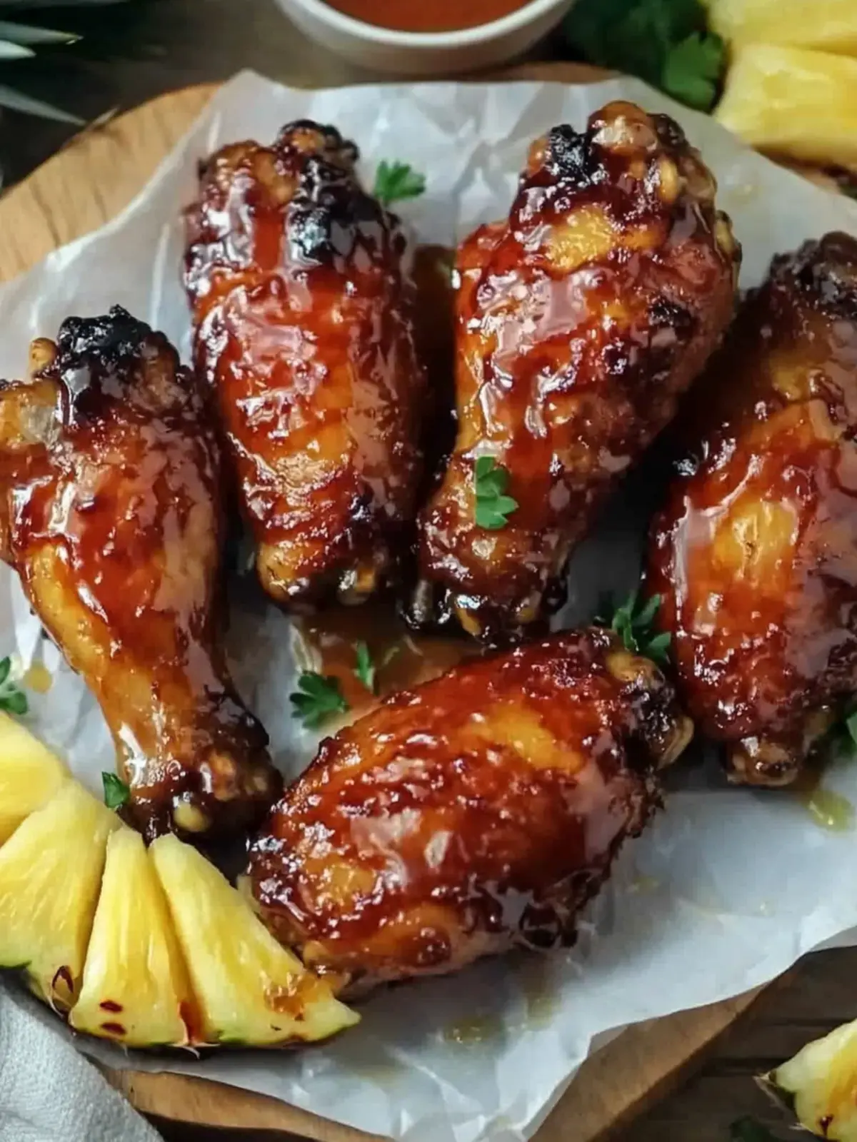 Sweet and Spicy Pineapple Cowboy Candy Chicken Wings 2 Pineapple Cowboy Candy Chicken Wings