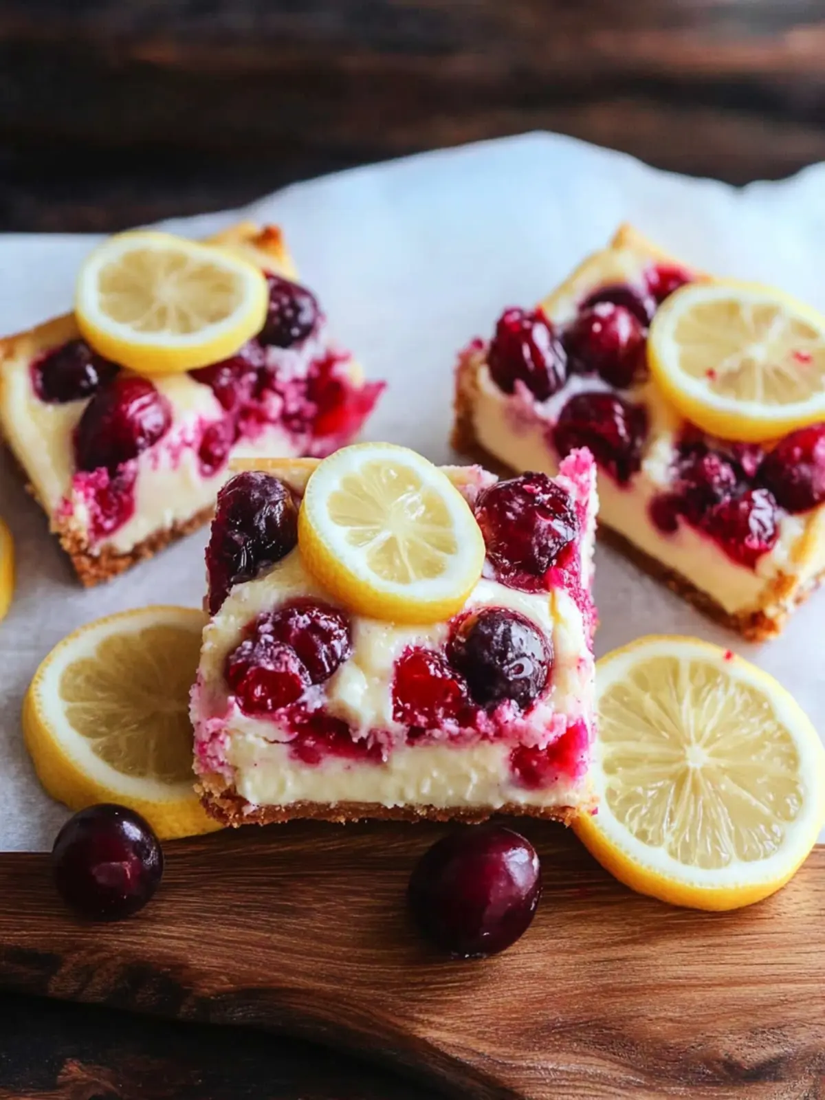 Lemon Cranberry Cheesecake Bars That Wow Every Bite 3 Lemon Cranberry Cheesecake Bars