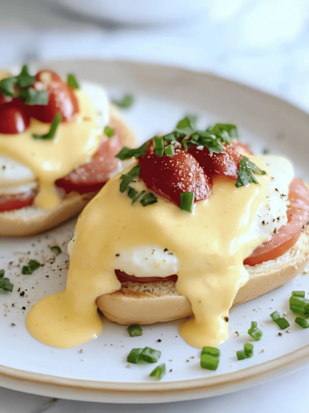 Perfect Eggs Benedict with Creamy Hollandaise at Home 4 Eggs Benedict