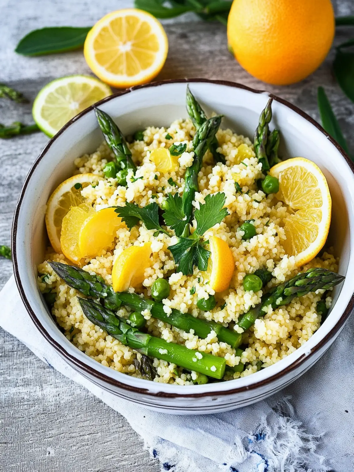 Citrus Asparagus Couscous: A Refreshing Twist on Dinner 3 Citrus Asparagus Couscous
