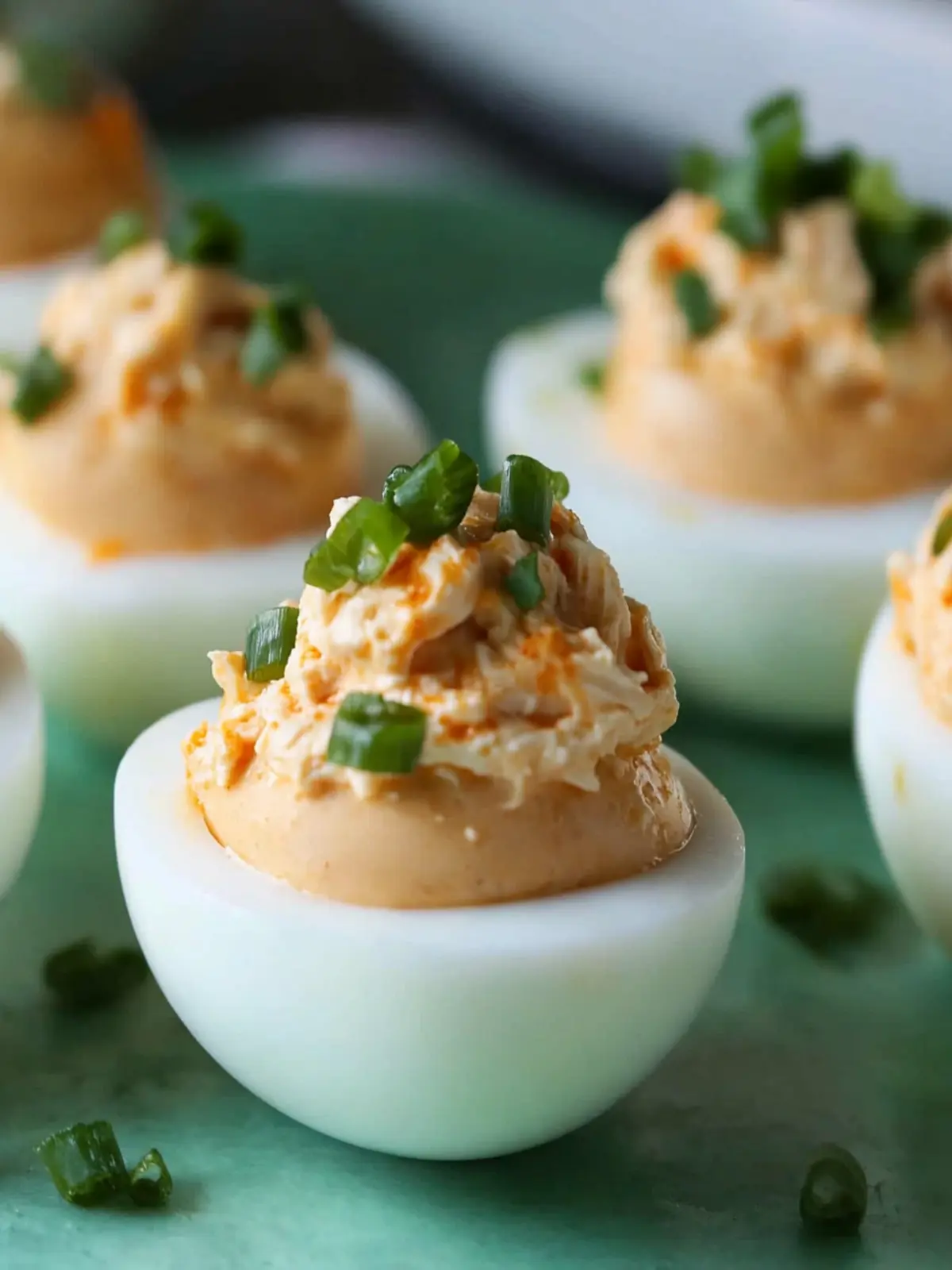Buffalo Chicken Deviled Eggs for a Zesty Game Day Treat 5 Buffalo Chicken Deviled Eggs