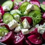 Vibrant Beet Salad with Feta, Cucumbers, and Dill Delight 6 Beet Salad with Feta, Cucumbers, and Dill