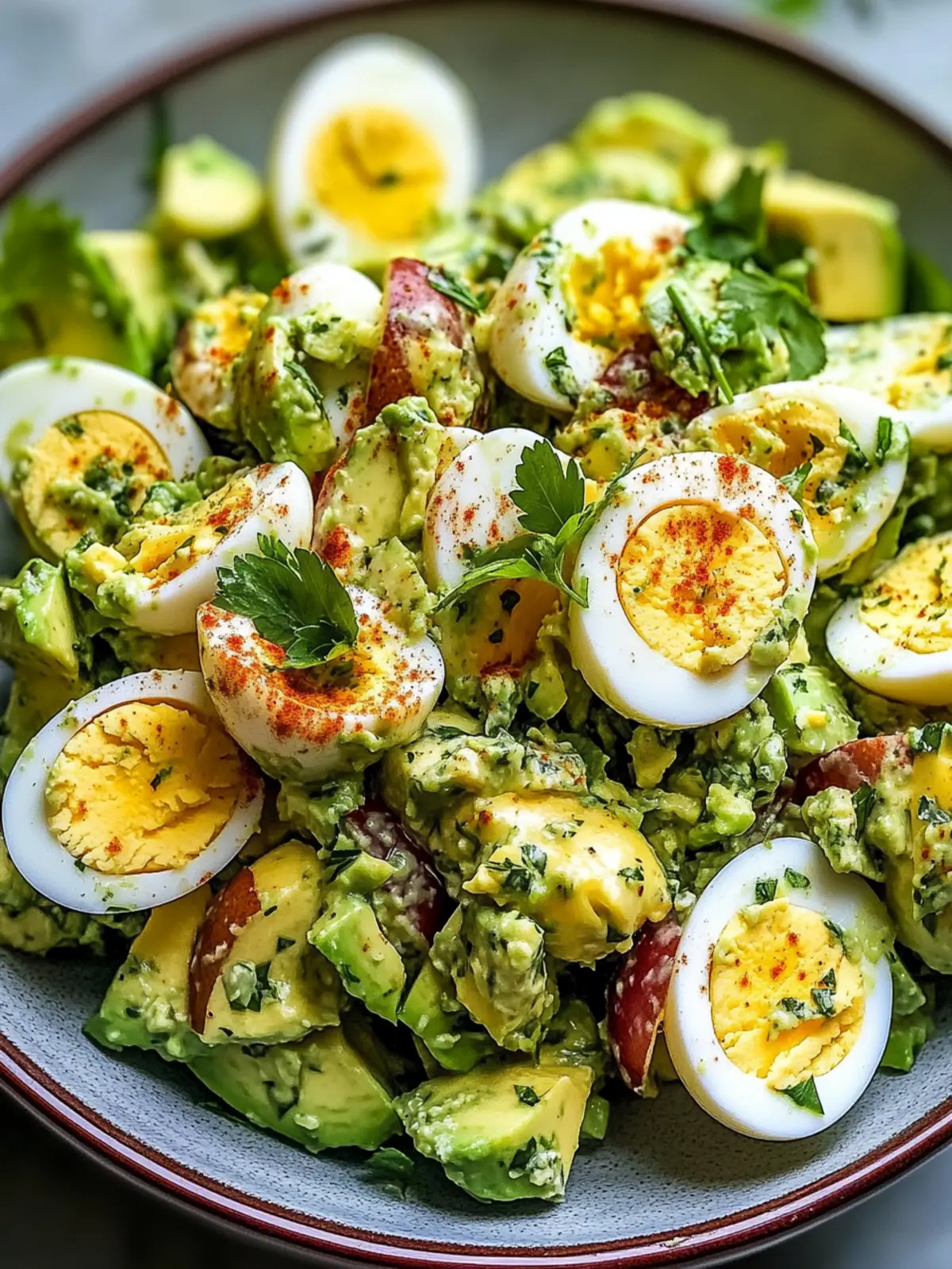 Herby Avocado Egg Salad for a Flavorful Fresh Bite 4 Herby Avocado Egg Salad