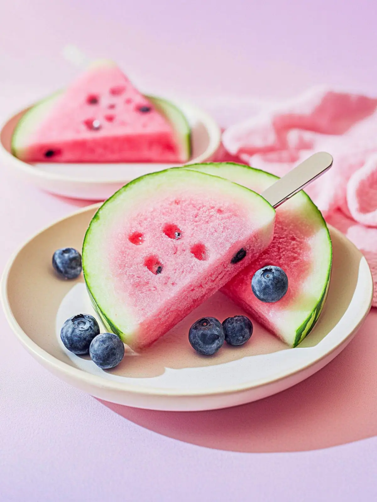 Delicious Watermelon Frozen Yogurt to Beat the Heat 2 Watermelon Frozen Yogurt
