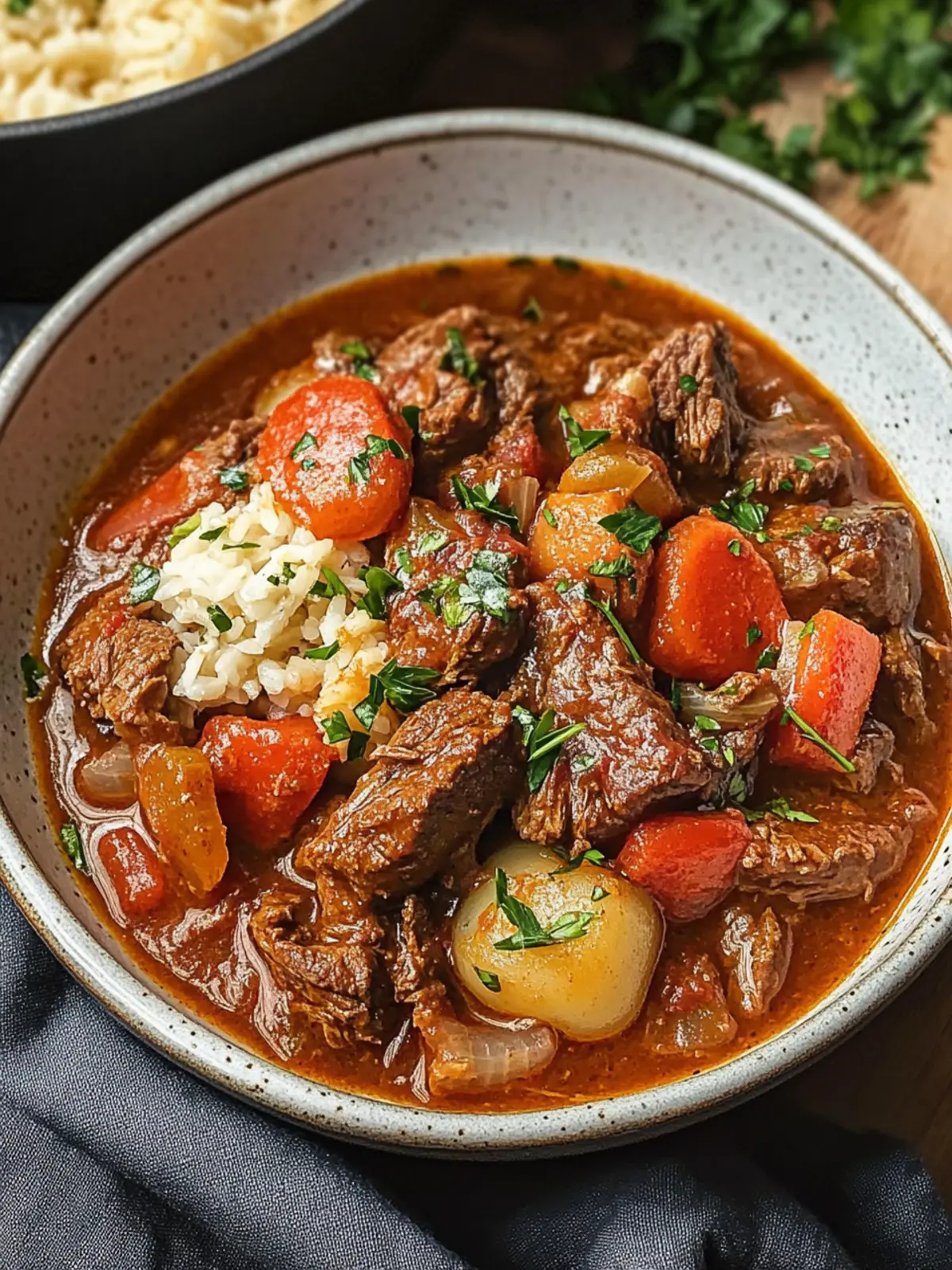 Savory Giouvetsi Greek Beef Stew That Melts in Your Mouth 3 Giouvetsi Greek Beef Stew