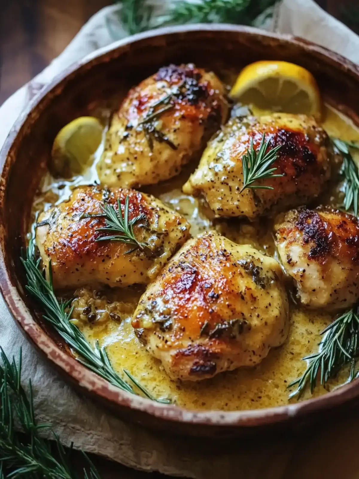 Savory Whole Grain Mustard Chicken Thighs in Creamy Sauce 4 Whole Grain Mustard Chicken
