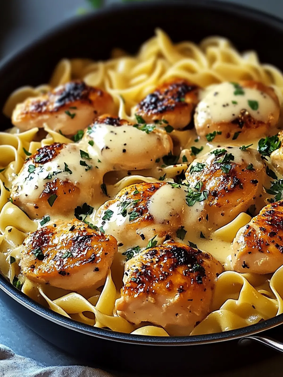 One-Pan Chicken with Buttered Noodles for Easy Comfort Food 5 One-Pan Chicken with Buttered Noodles