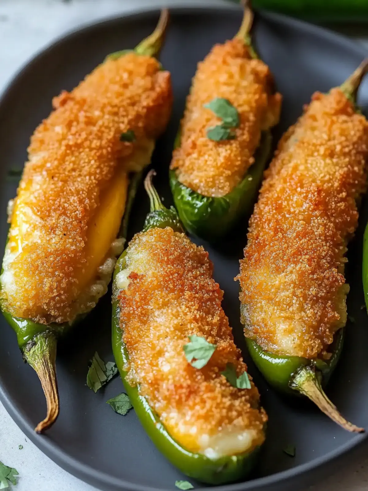 Crispy Coated Stuffed Banana Peppers Everyone Will Love 2 Crispy Coated Stuffed Banana Peppers