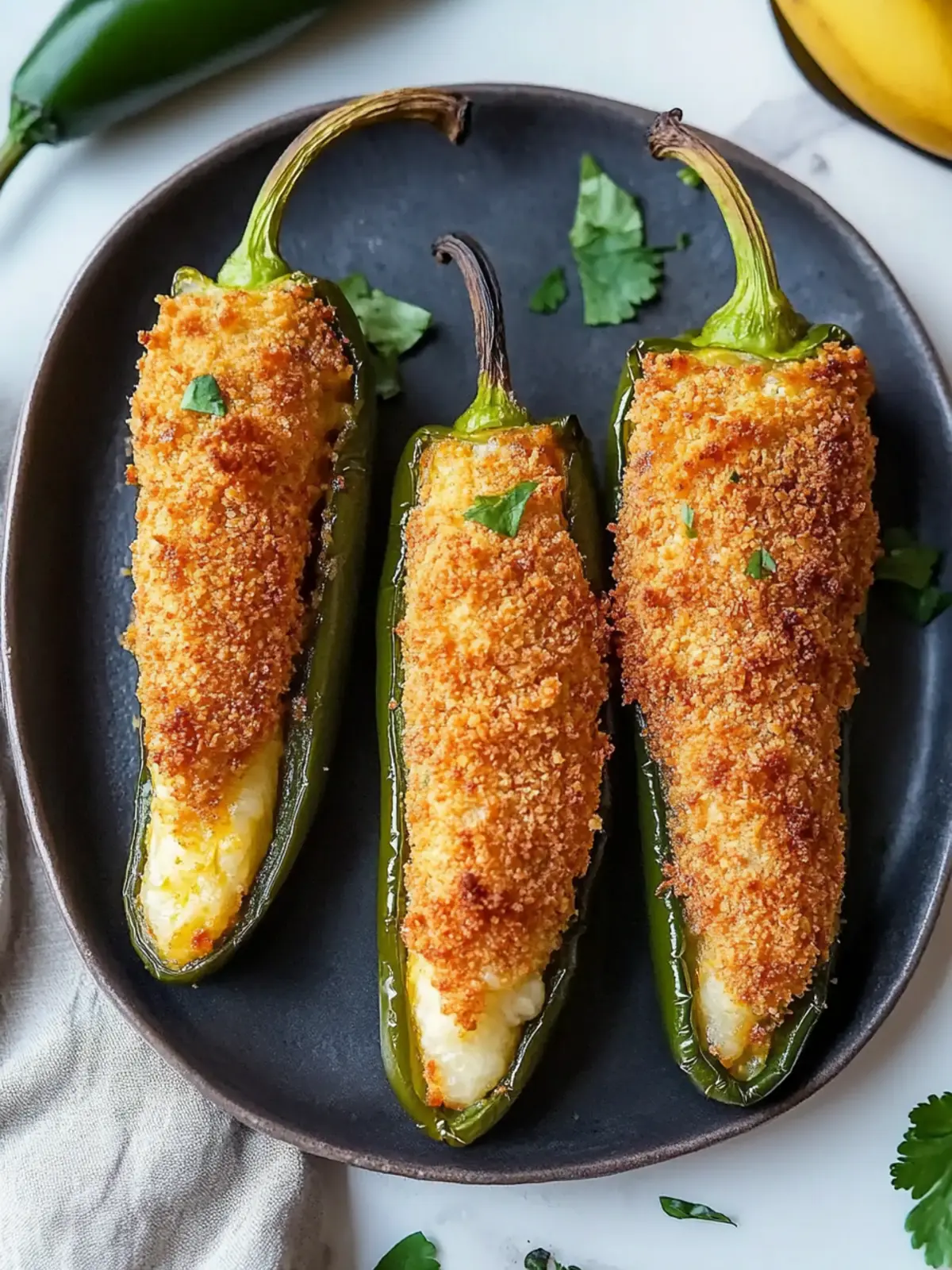 Crispy Coated Stuffed Banana Peppers Everyone Will Love 4 Crispy Coated Stuffed Banana Peppers