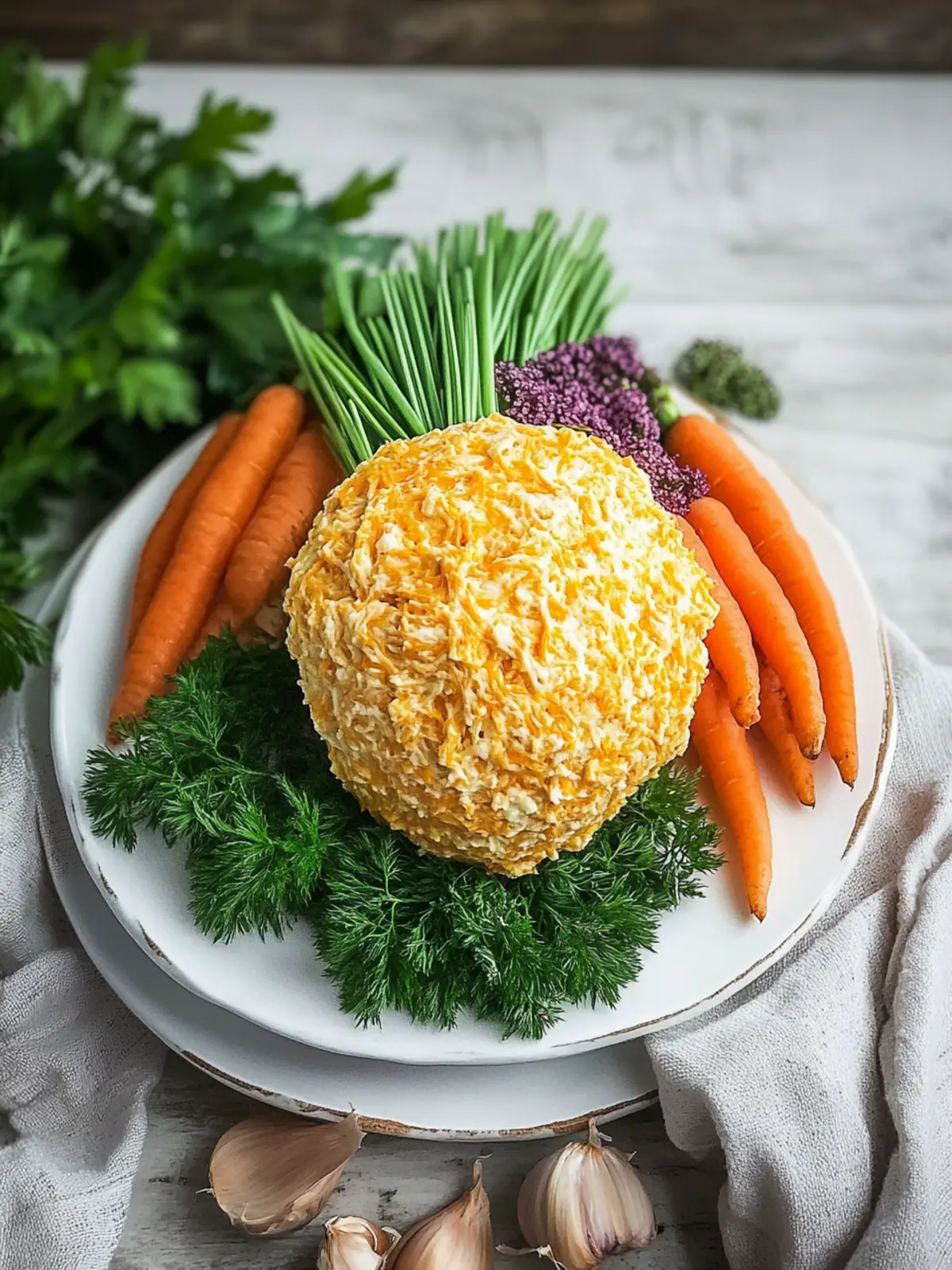 Carrot Cheese Ball: A Fun Twist for Your Next Gathering 3 Carrot Cheese Ball!