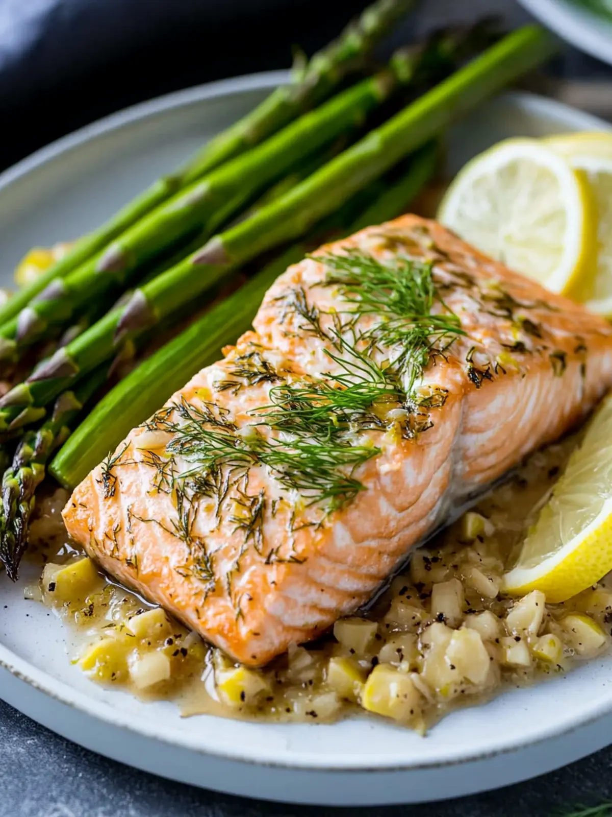 Zesty Lemon Dill Salmon with Asparagus for a Delightful Dinner 4 Lemon Dill Salmon and Asparagus