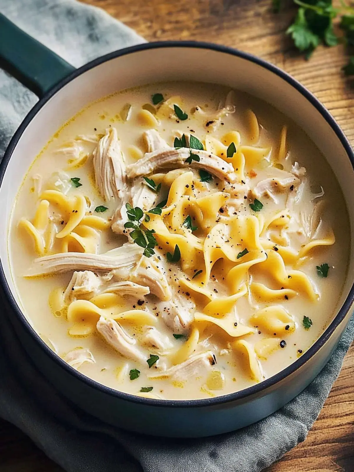 Creamy Chicken Noodle Soup: A Cozy Classic for Any Day 2 Creamy Chicken Noodle Soup