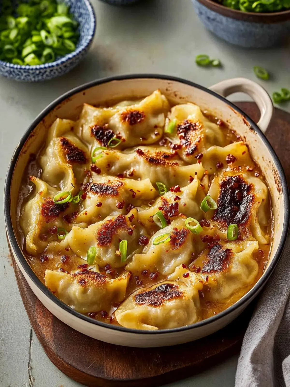 One Pan Dumplings Dump & Bake: Effortless Thai Flavor Explosion 3 One Pan Dumplings {Dump & Bake}