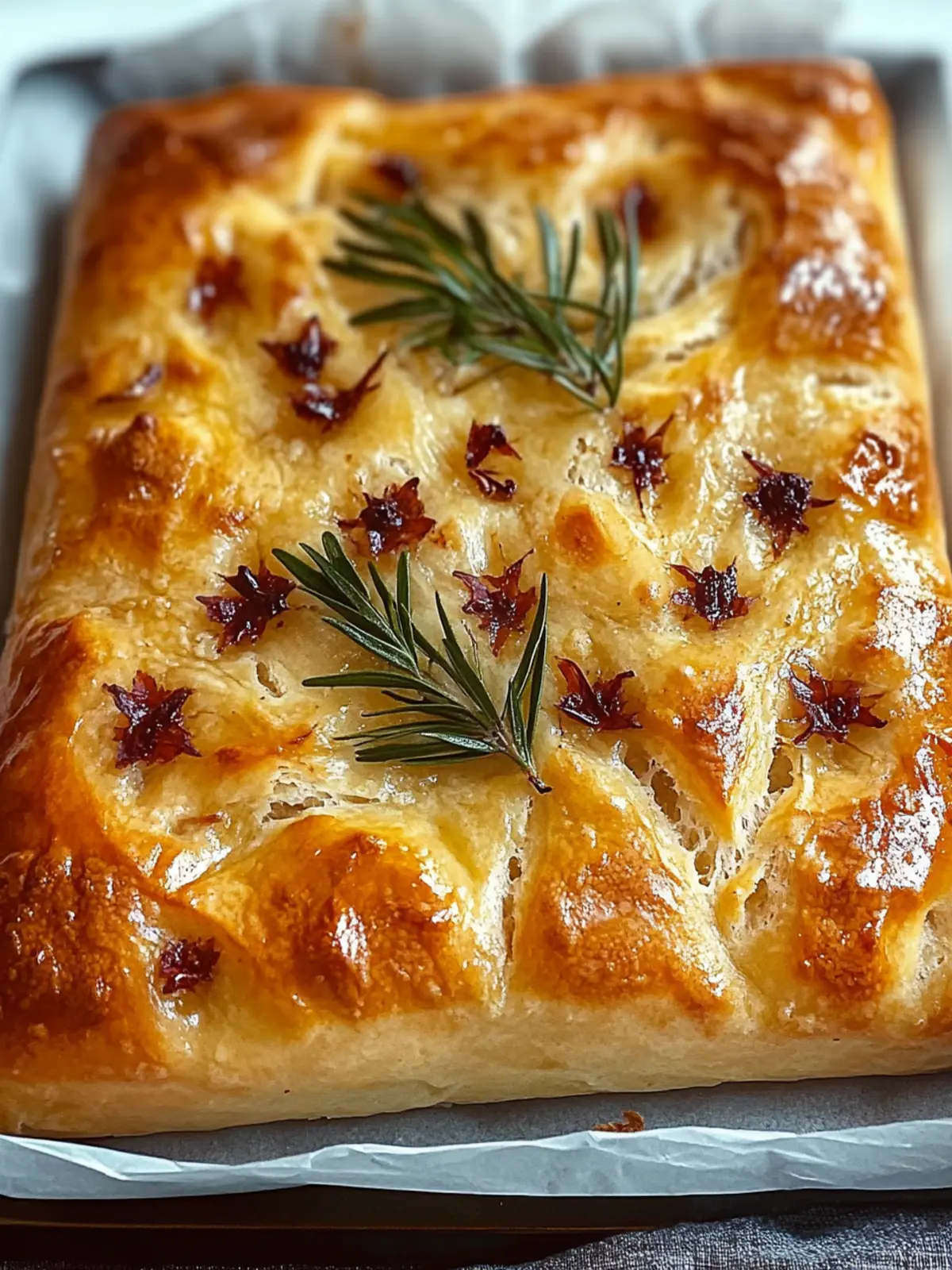 Irresistible Focaccia Decorative Loaf for Homemade Heaven 3 Focaccia Decorative Loaf