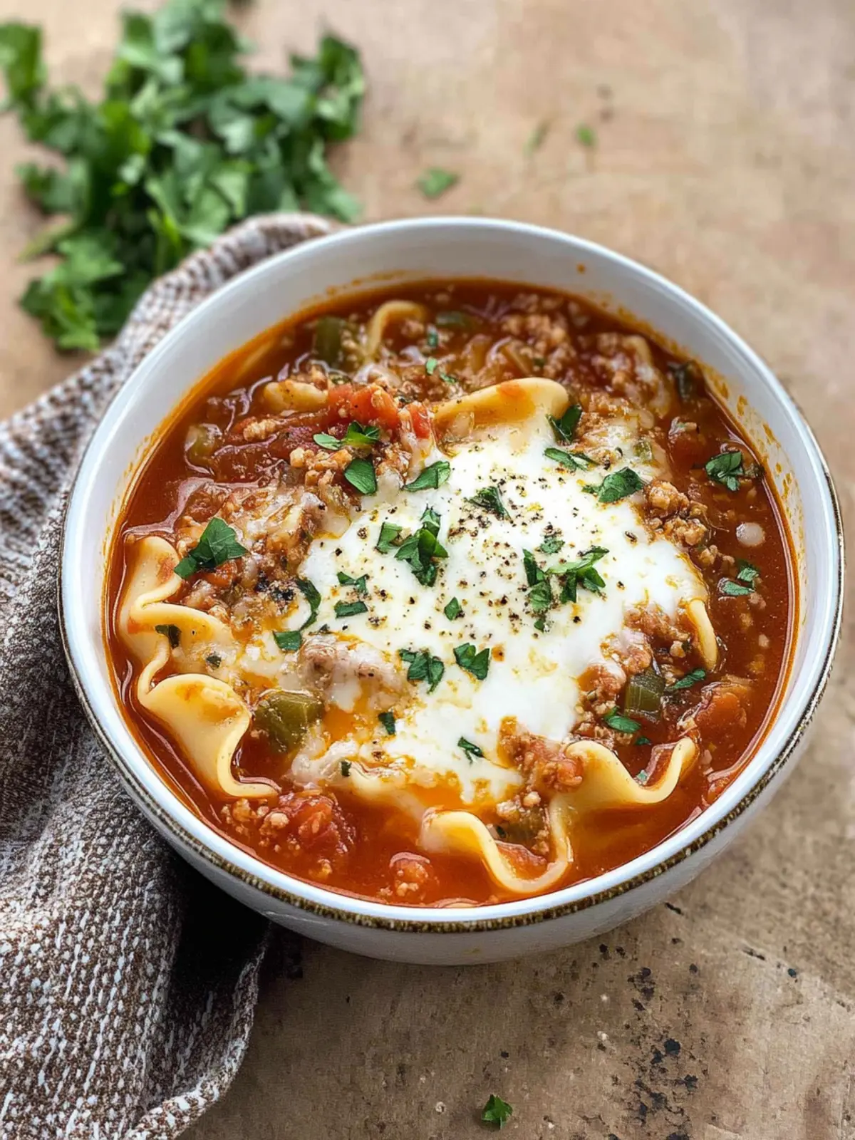 Hearty Stove Top Lasagna Soup for Cozy Nights In 5 Stove Top Lasagna Soup