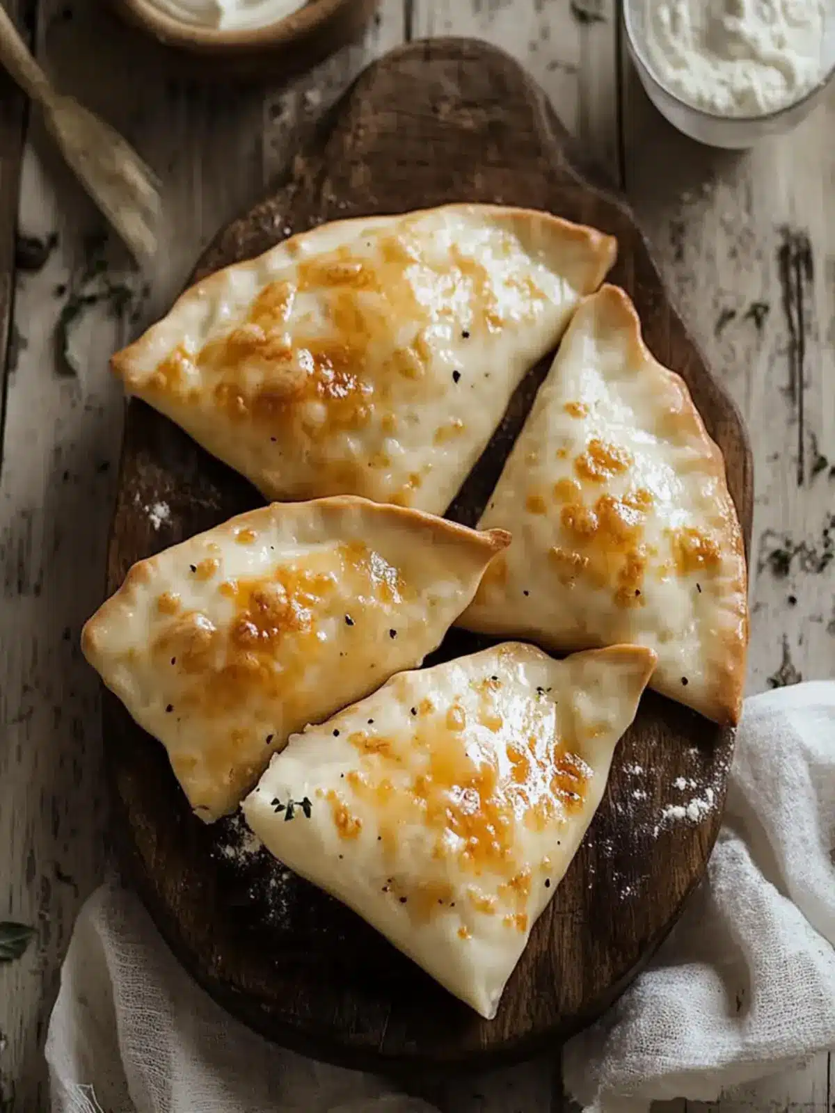 Irresistible Cheese Fatayer: A Cozy Homemade Delight 4 Cheese Fatayer