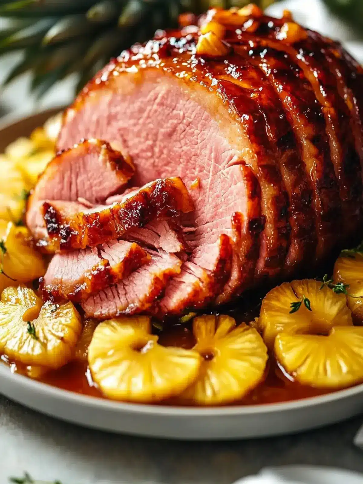 Irresistible Honey-Glazed Ham with Pineapple Perfection 5 Honey-Glazed Ham with Pineapple