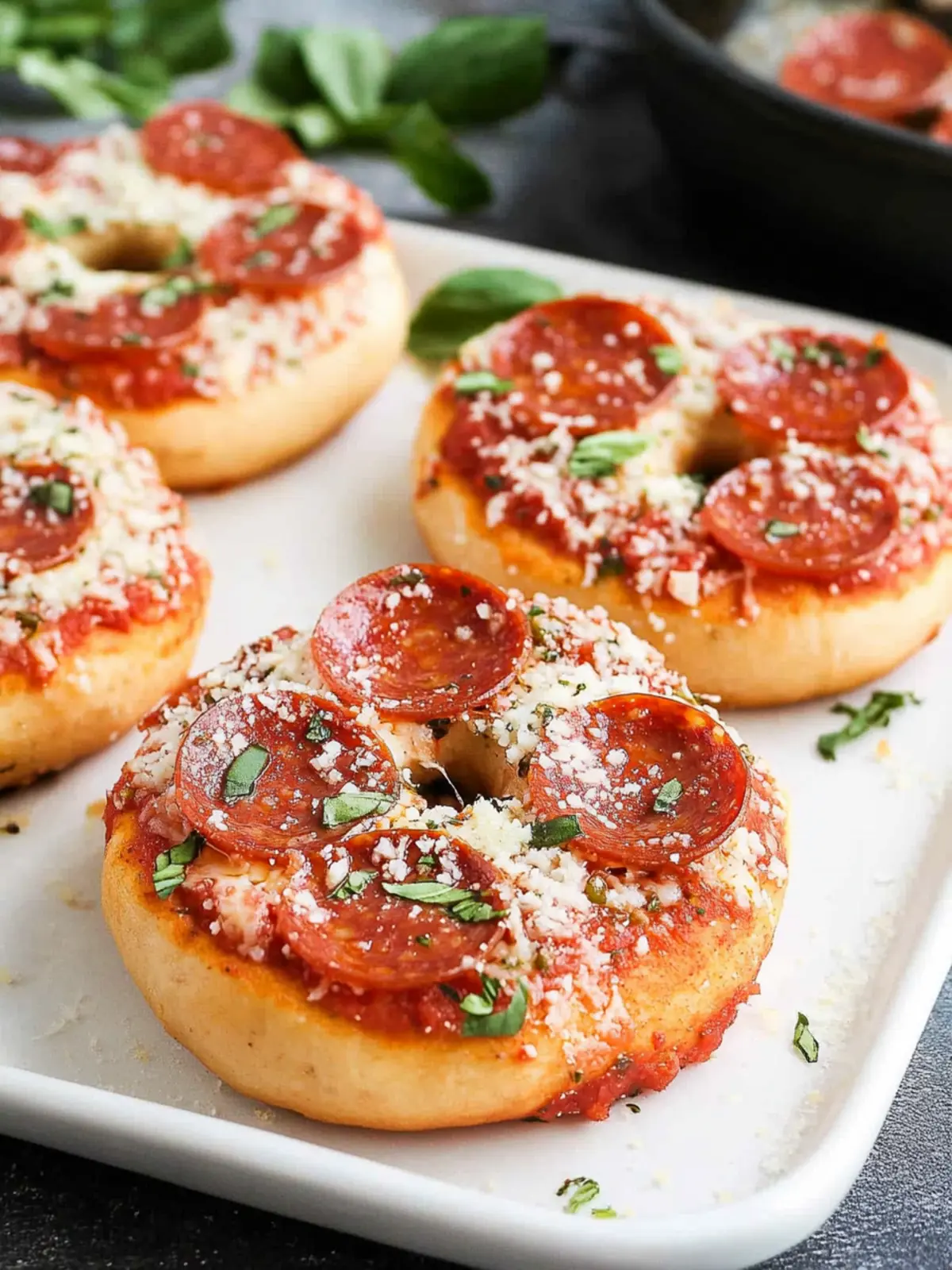 Baked Homemade Pepperoni Pizza Bagels: A Fun Twist on Classic Snacks 4 Baked Homemade Pepperoni Pizza Bagels