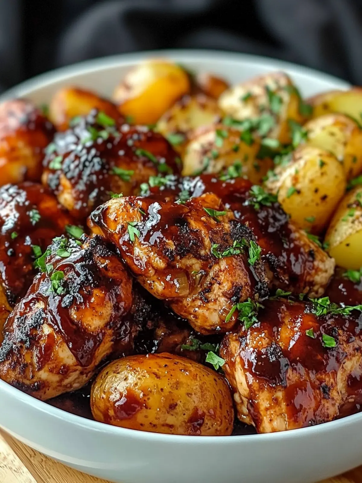 Savor Honey BBQ Chicken Potatoes for a Cozy Dinner Delight 4 Honey BBQ Chicken Potatoes