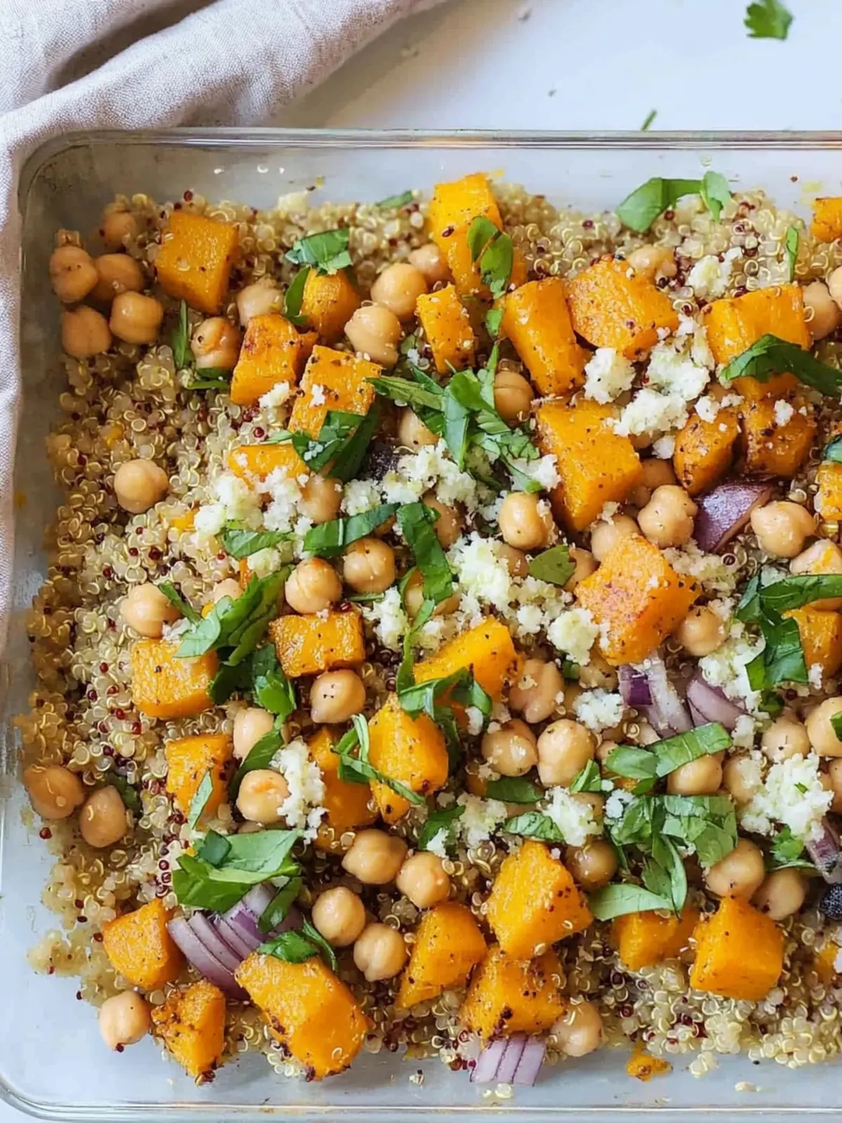 Delicious Quinoa with Kabocha Squash and Chickpeas Salad 2 Quinoa with kabocha squash and chickpeas