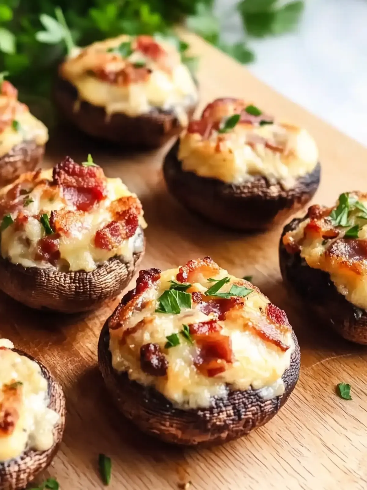 Cheesy Bacon Stuffed Mushrooms: A Savory Bite of Bliss 3 Cheesy Bacon Stuffed Mushrooms