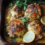 Savory Whole Grain Mustard Chicken Thighs in Creamy Sauce 9 Whole Grain Mustard Chicken