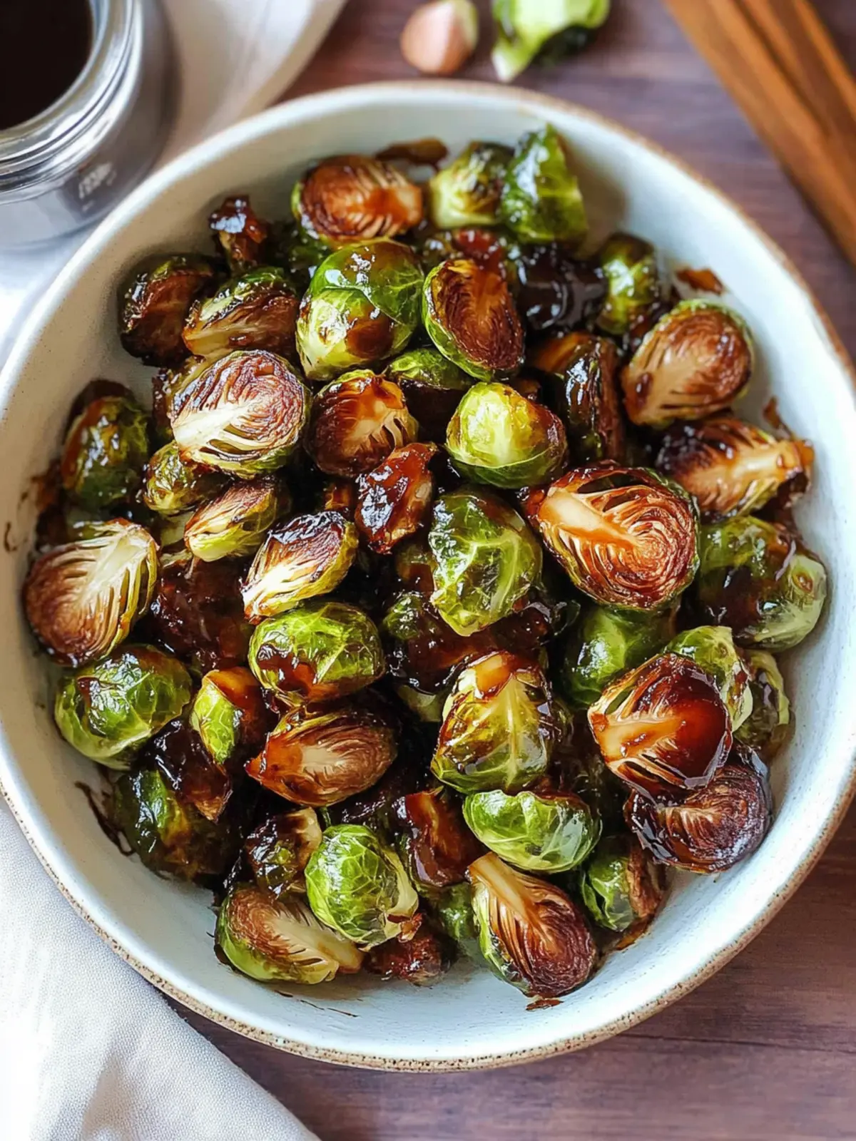Sweet & Savory Caramelized Balsamic Glaze Brussels Sprouts 3 Caramelized Balsamic Glaze Brussels Sprouts