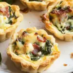 Bacon, Cheese and Spinach Tartlets: A Comfort Food Delight 8 Bacon, Cheese and Spinach Tartlets