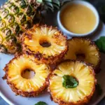 Irresistible Rum-Soaked Fried Pineapple with Creamy Dip 8 Rum-Soaked Fried Pineapple