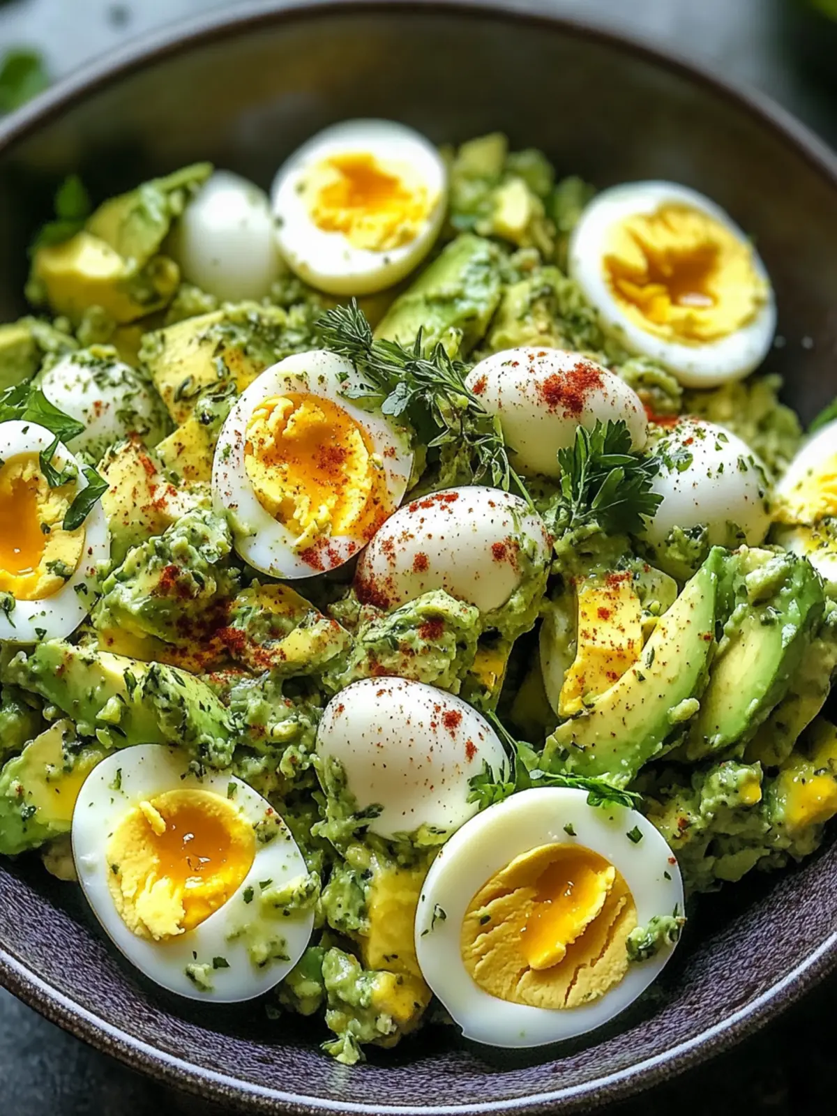 Herby Avocado Egg Salad for a Flavorful Fresh Bite 5 Herby Avocado Egg Salad