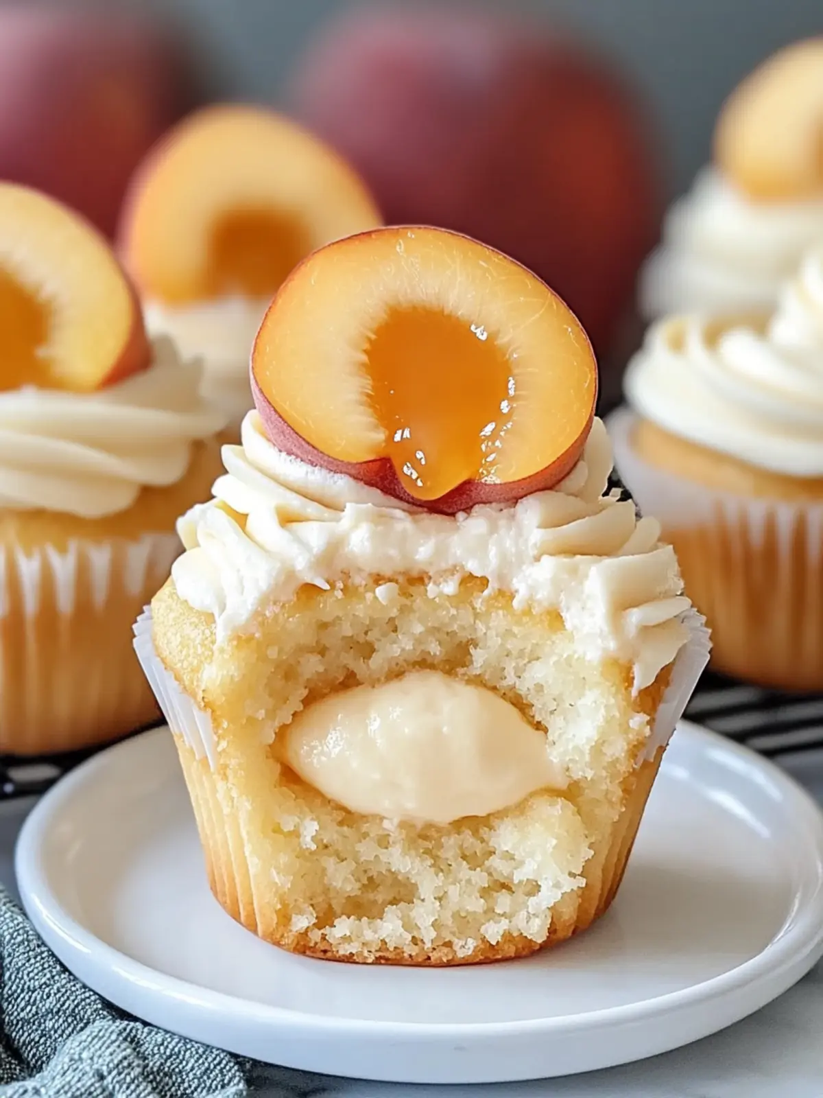 Irresistible Honey Peach Cream Cheese Cupcakes to Delight You 5 Honey Peach Cream Cheese Cupcakes