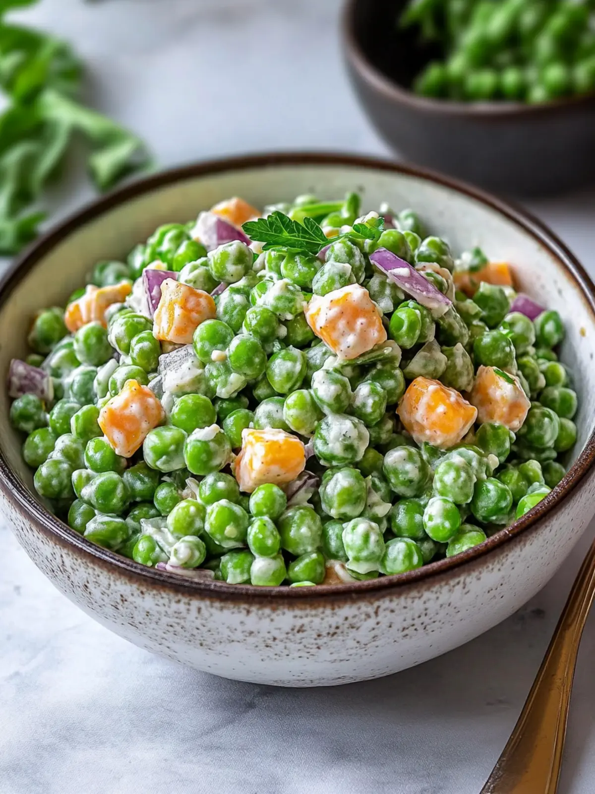 The BEST Pea Salad Your Guests Will Rave About 3 The BEST Pea Salad