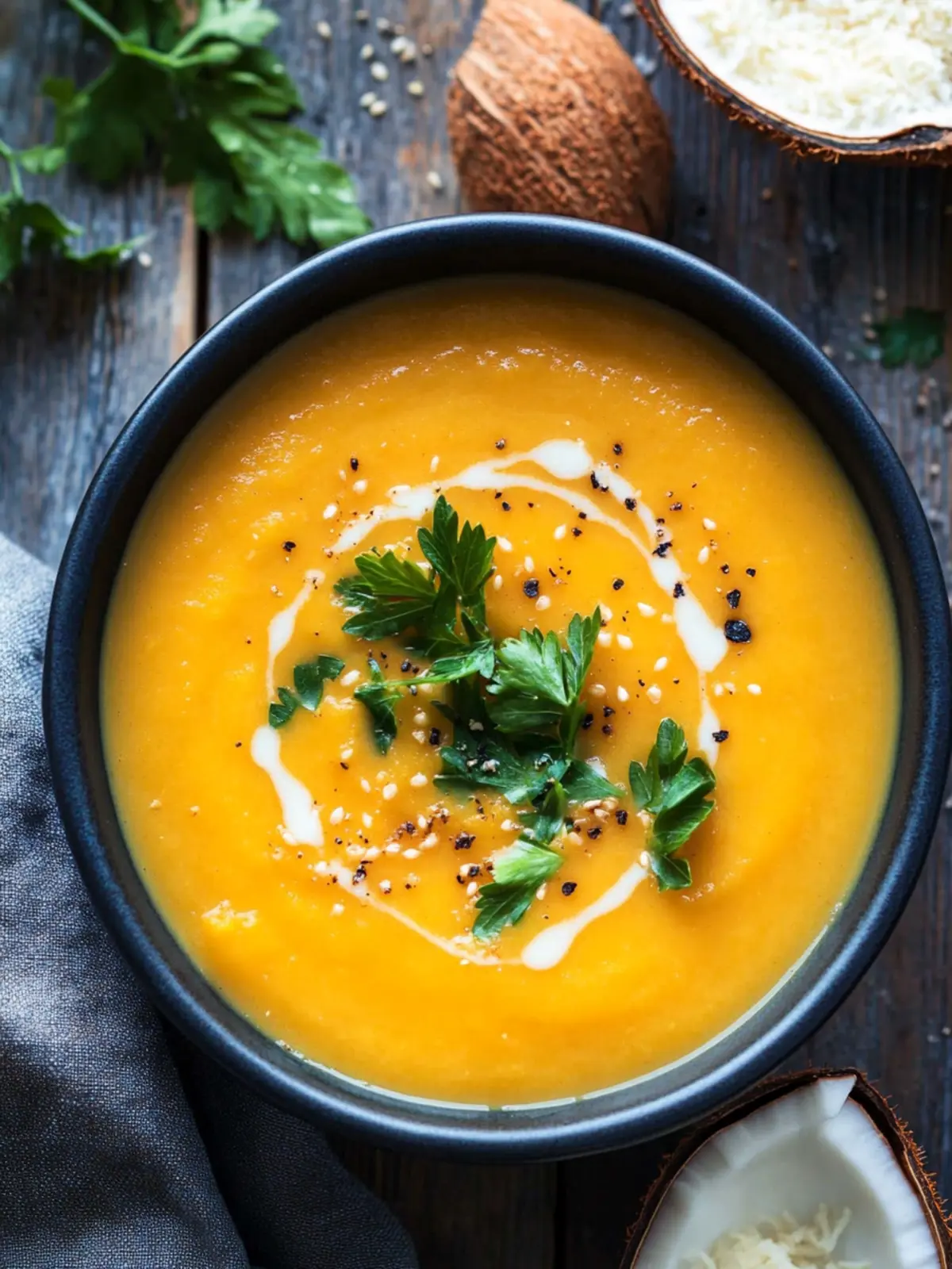 Creamy Sweet Potato Coconut Soup to Warm Your Soul 4 Sweet Potato Coconut Soup