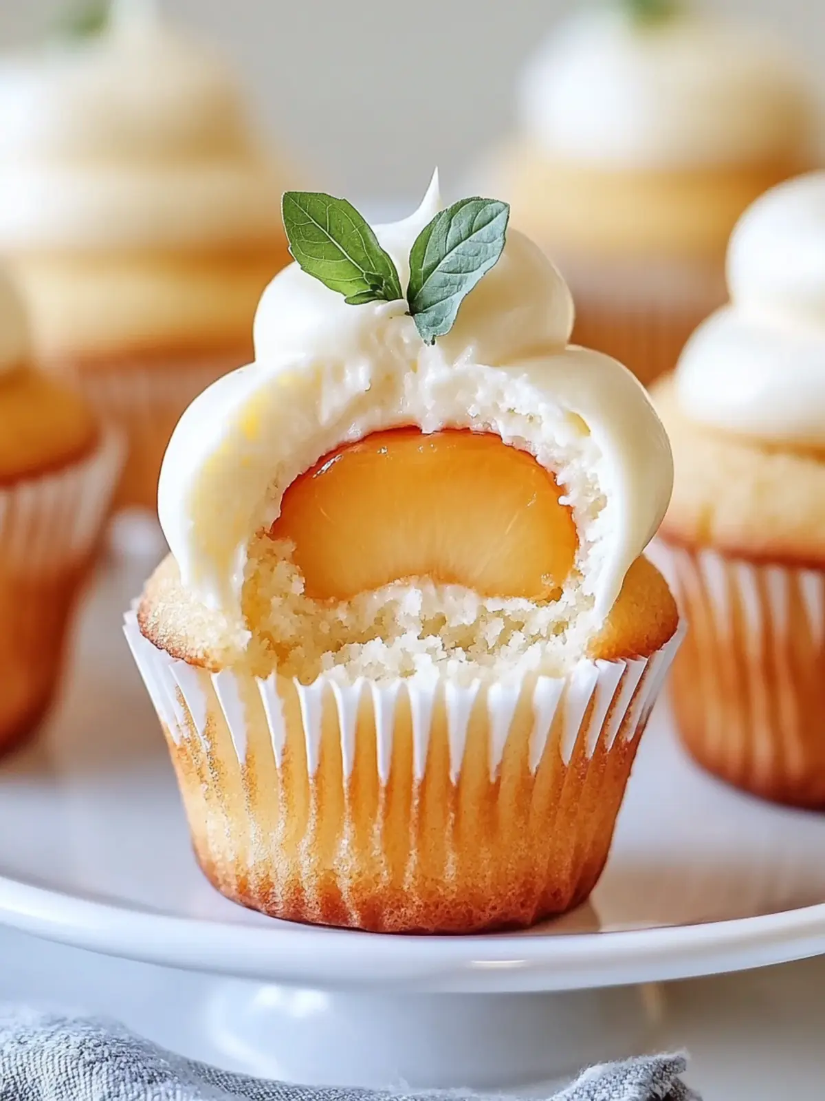 Irresistible Honey Peach Cream Cheese Cupcakes to Delight You 4 Honey Peach Cream Cheese Cupcakes