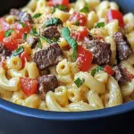 Steak & Pepper Jack Queso Mac: Comfort Food Bliss at Home 7 Steak & Pepper Jack Queso Mac