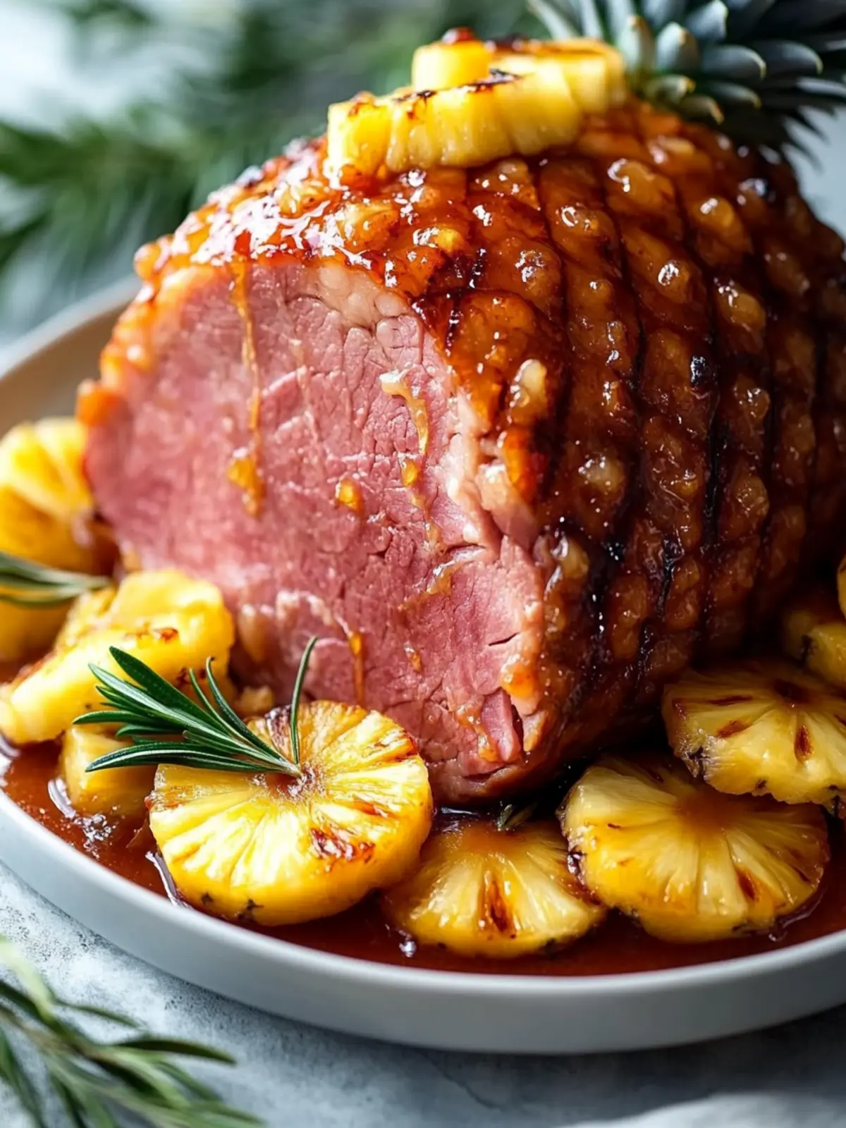 Irresistible Honey-Glazed Ham with Pineapple Perfection 4 Honey-Glazed Ham with Pineapple