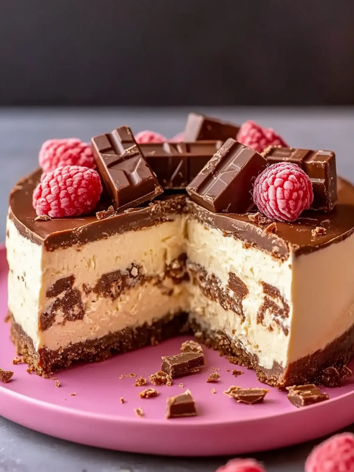 Decadent Kit Kat Cheesecake That Will Wow Your Guests 4 Kit Kat Cheesecake