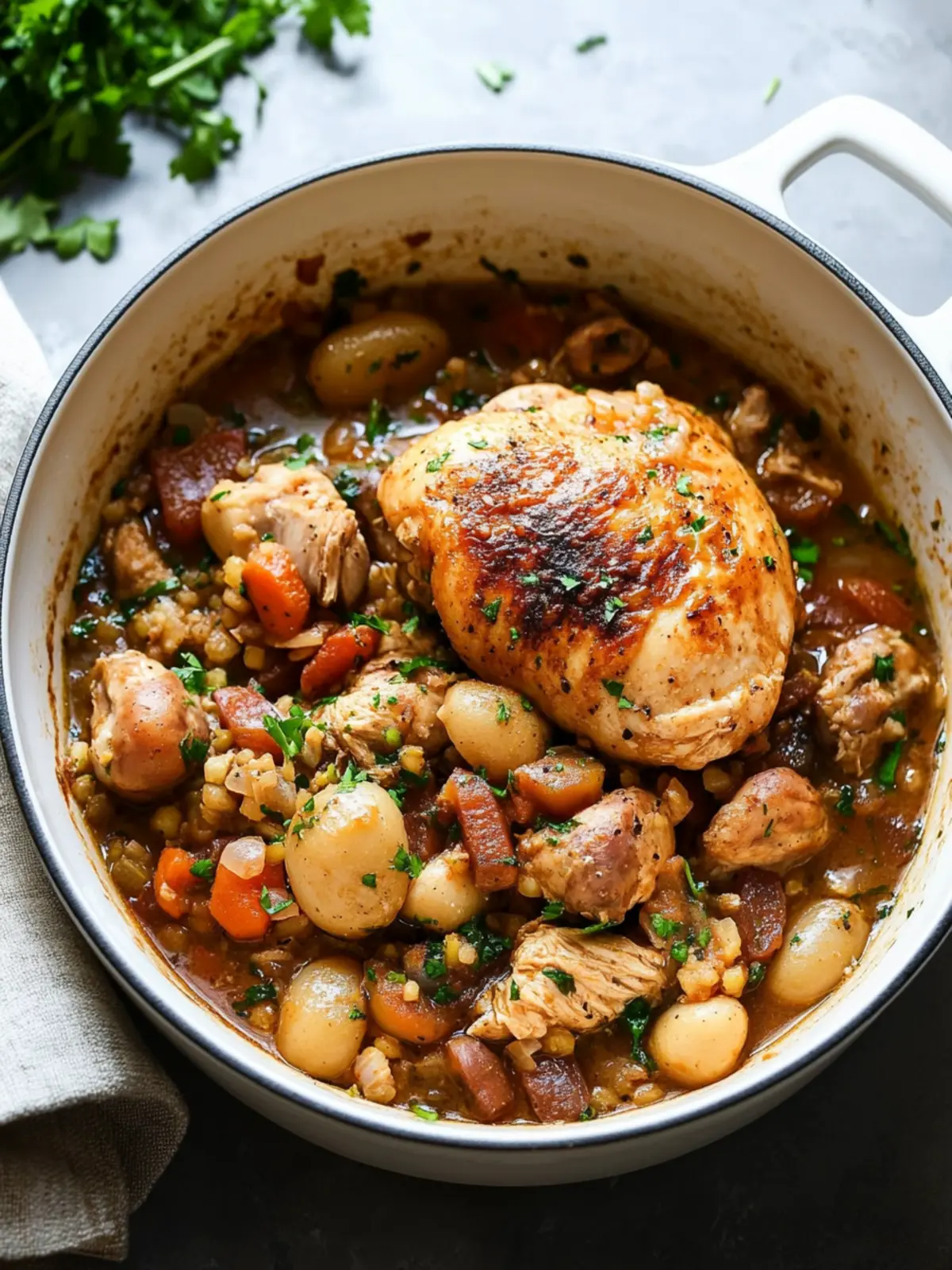 Savor the Flavor: Easy Chicken Cassoulet for Cozy Nights 4 Chicken Cassoulet