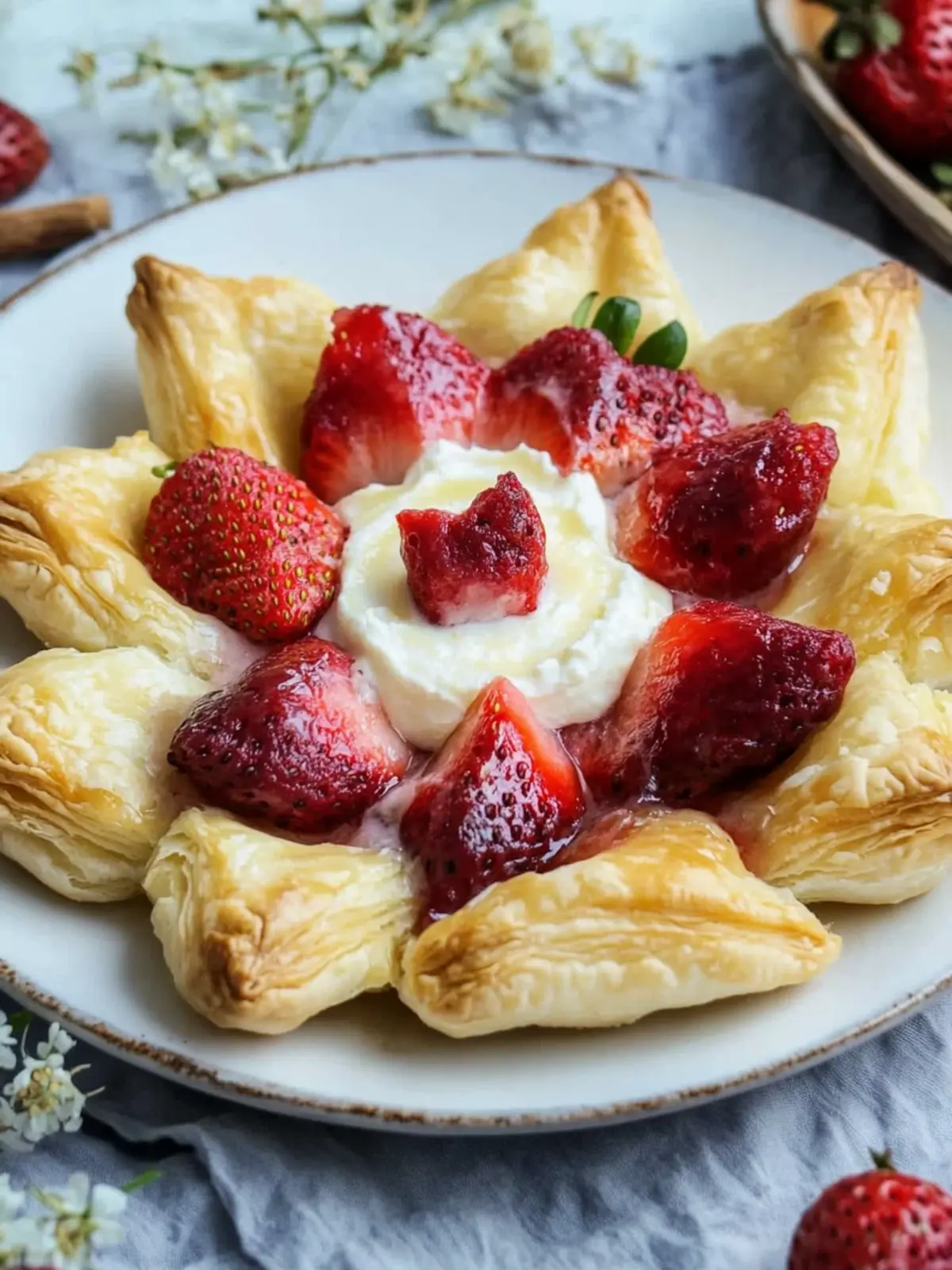Decadent Ricotta Strawberry Puff Pastry Bliss You'll Love 4 Ricotta Strawberry Puff Pastry