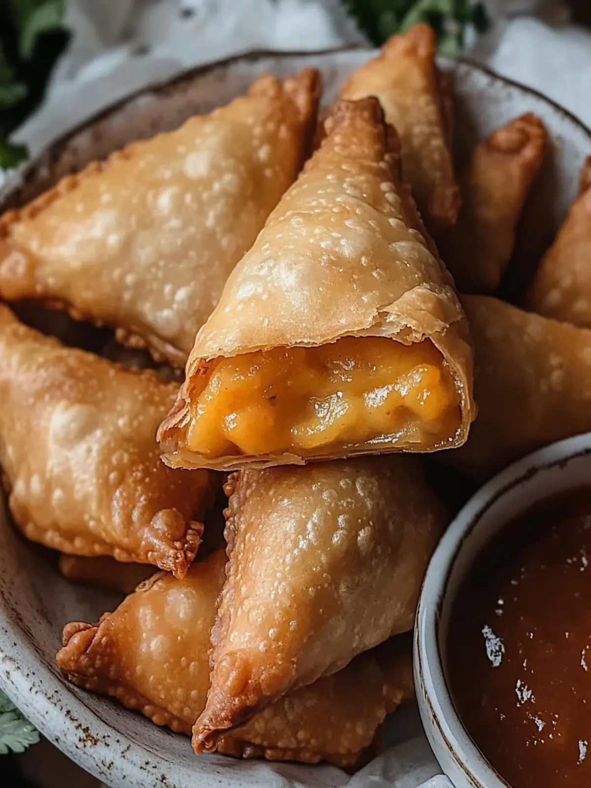 Irresistible Cheese Samosas with a Zesty Cilantro Twist 5 Cheese Samosas