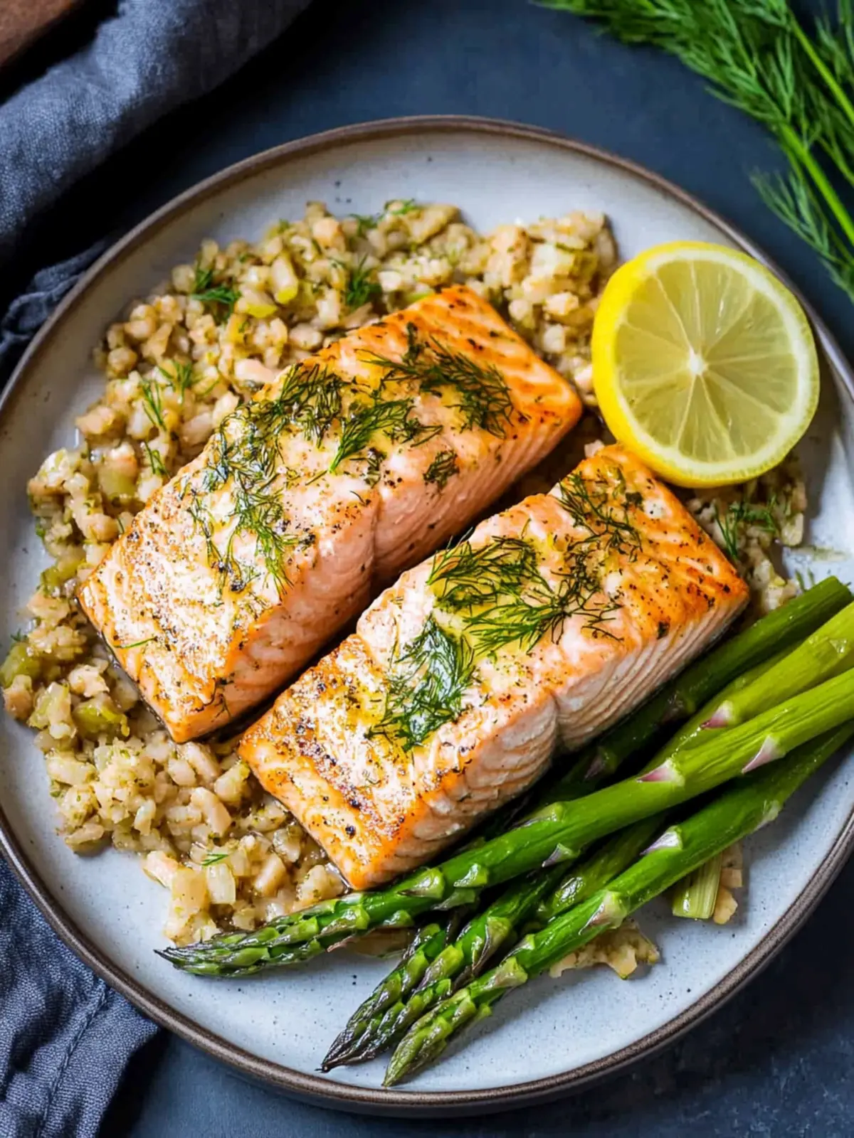 Zesty Lemon Dill Salmon with Asparagus for a Delightful Dinner 5 Lemon Dill Salmon and Asparagus