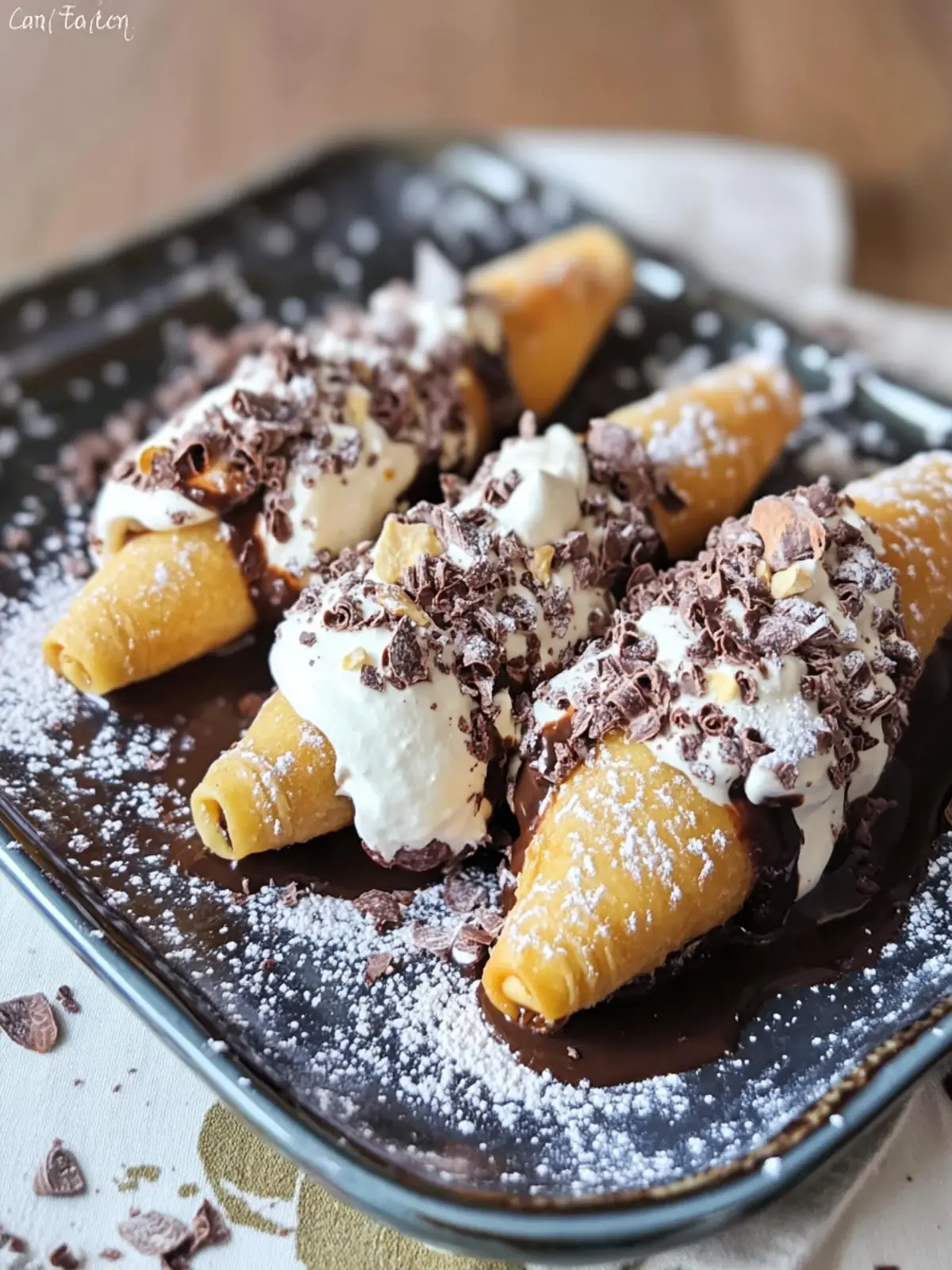 Decadent Dubai Chocolate Cannoli Recipe with Pistachio Twist 2 Dubai Chocolate Cannoli Recipe