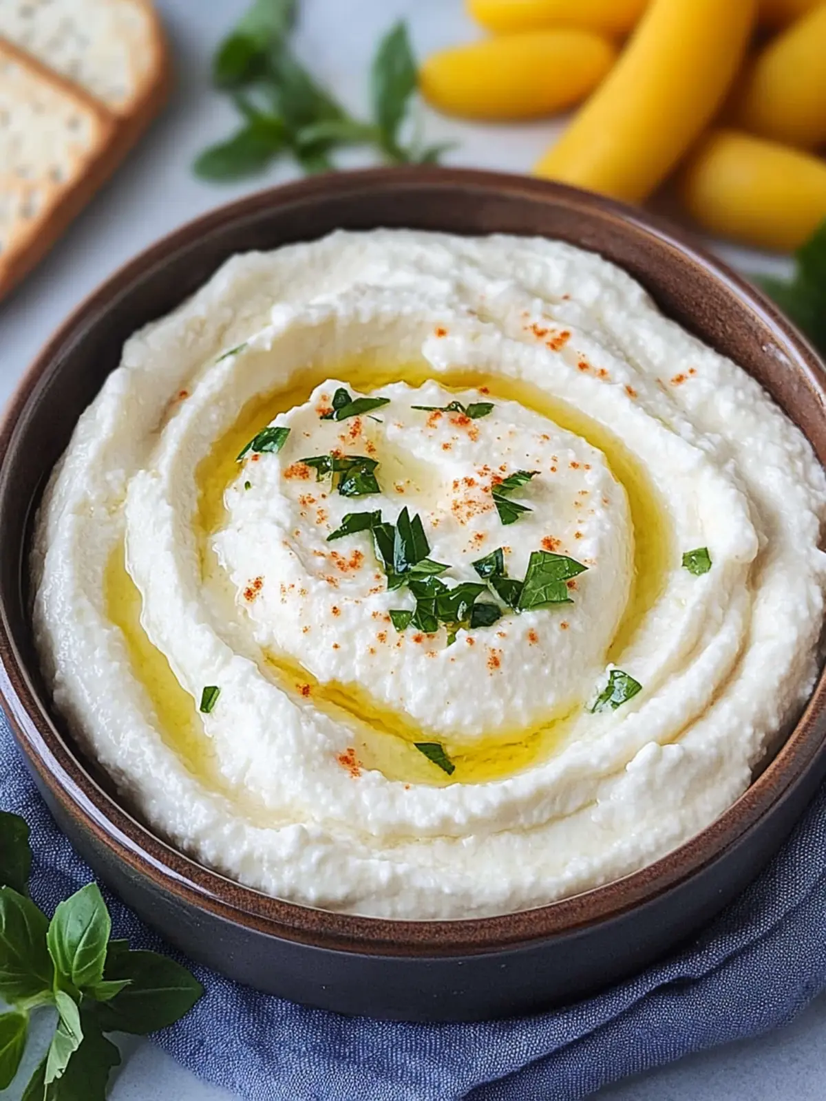 Creamy Whipped Ricotta Cheese Dip with Parmesan Perfection 4 Whipped Ricotta Cheese Dip with Parmesan