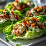 Classic Chicken Beef Bacon Lettuce Wraps with Ranch Bliss 3 Classic Chicken Beef Bacon Lettuce Wraps with Ranch