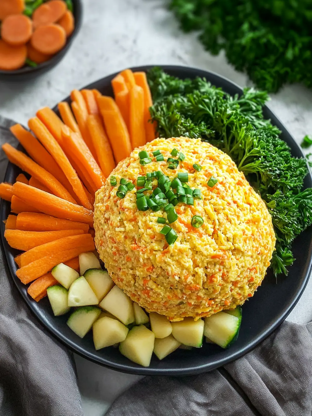 Carrot Cheese Ball: A Fun Twist for Your Next Gathering 4 Carrot Cheese Ball!