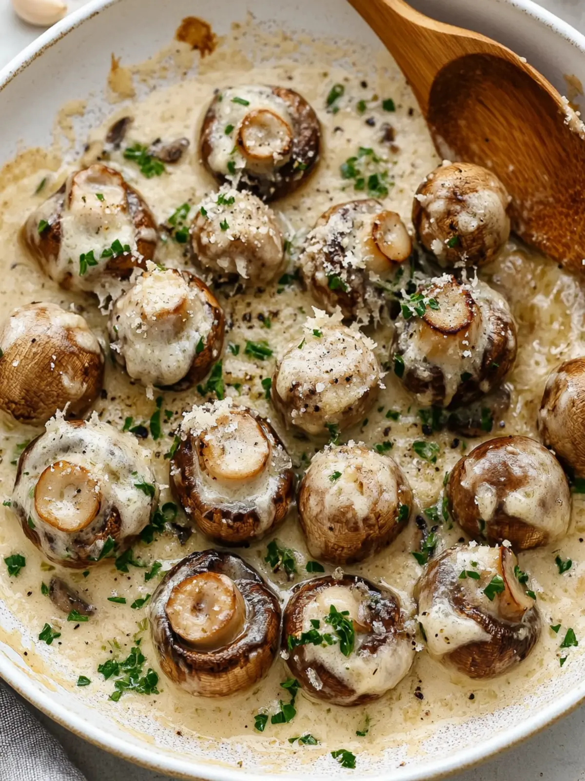 Creamy Garlic Parmesan Mushrooms That Transform Any Meal 5 Creamy Garlic Parmesan Mushrooms