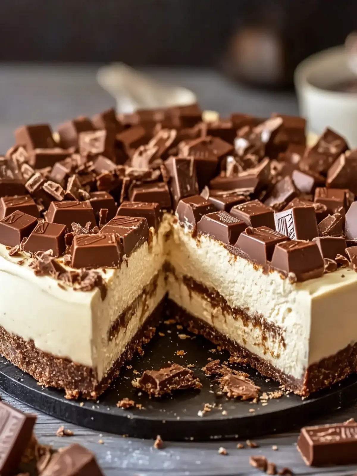 Decadent Kit Kat Cheesecake That Will Wow Your Guests 3 Kit Kat Cheesecake