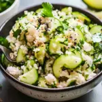 Cucumber Crispy Rice Salad with a Zesty Twist 8 Cucumber Crispy Rice Salad
